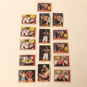 1985 WWF O Pee Chee Wrestling Cards Lot of  15